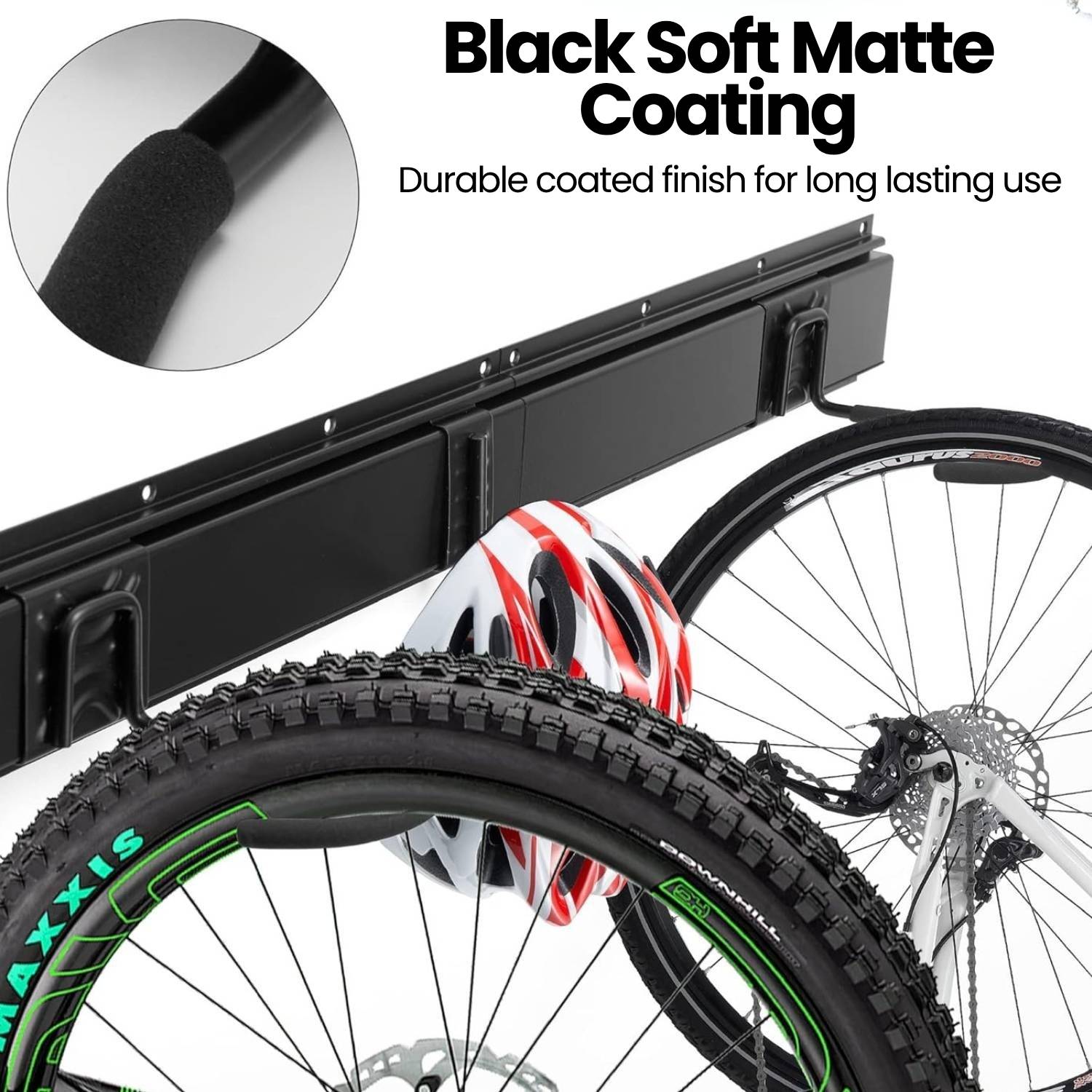 Bike Hooks For Wall (x4 Bike Rack): image 2