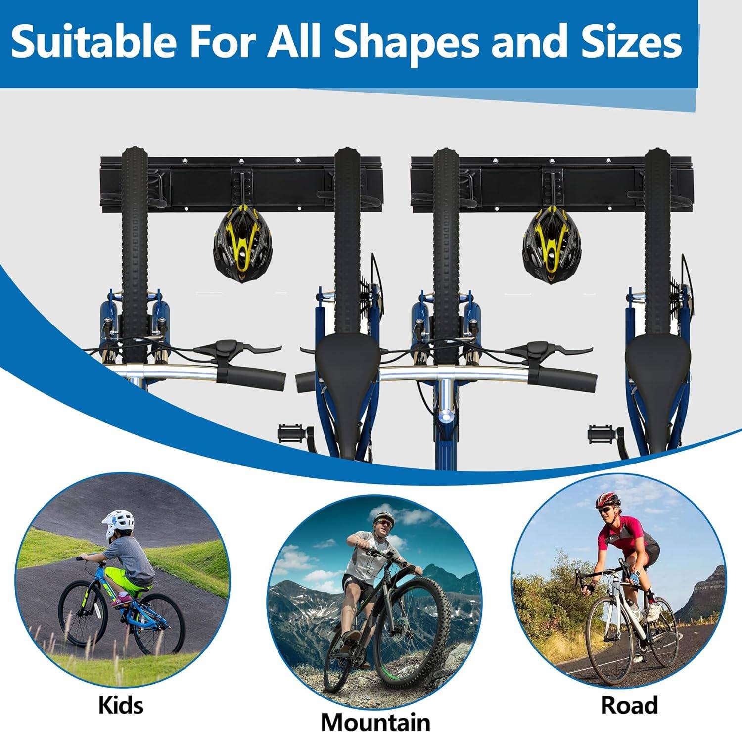 Bike Hooks For Wall (x4 Bike Rack): image 7