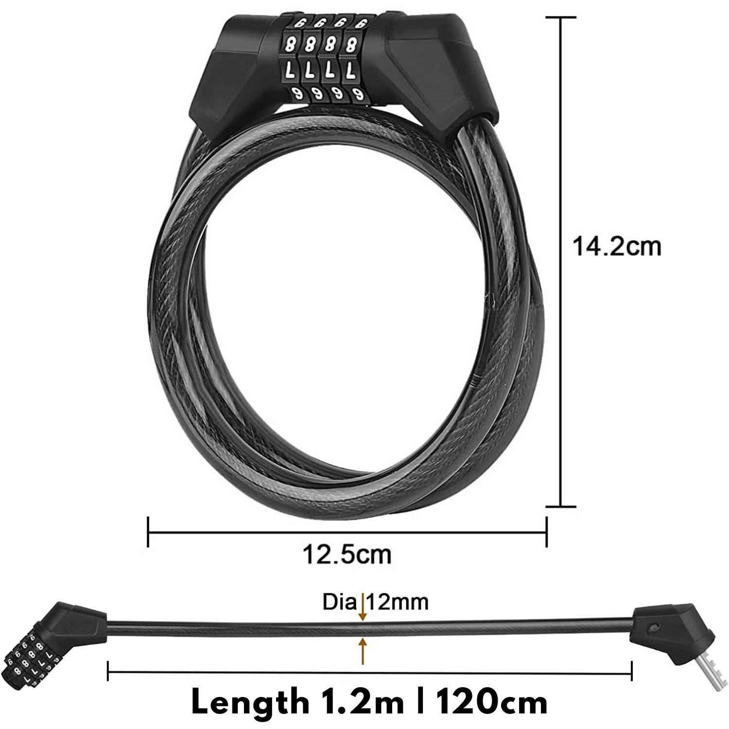 Bike Lock Cable: image 4