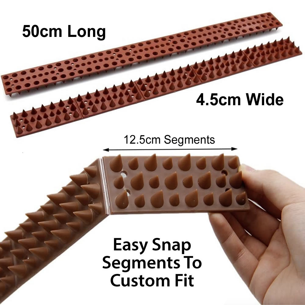 Bird Deterrent Spikes| Pest Control Spikes | Spike Pest Control (per 50cm strip): image 2