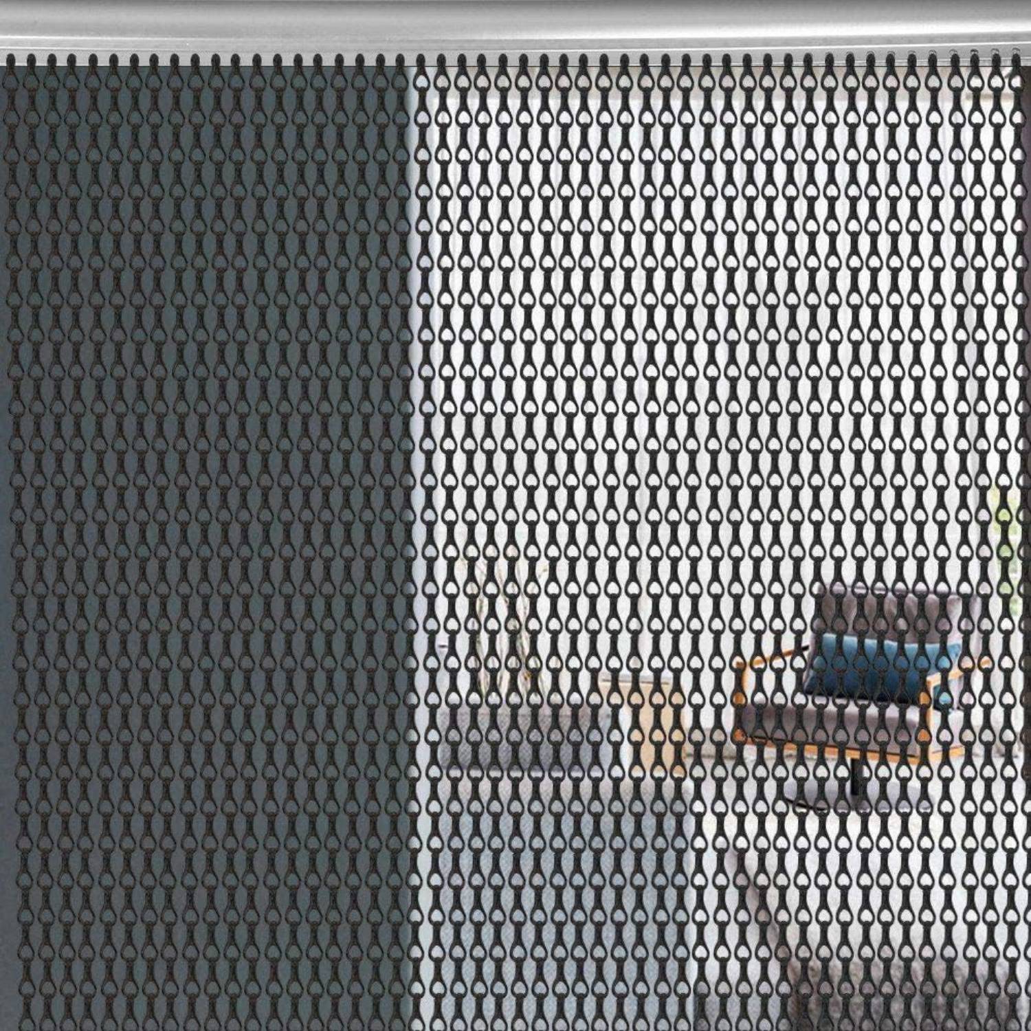 Chain Door Curtain - Black: image 4