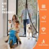 Magnetic Screen Door - Black, 60cm (W) x 210cm (H): image 4