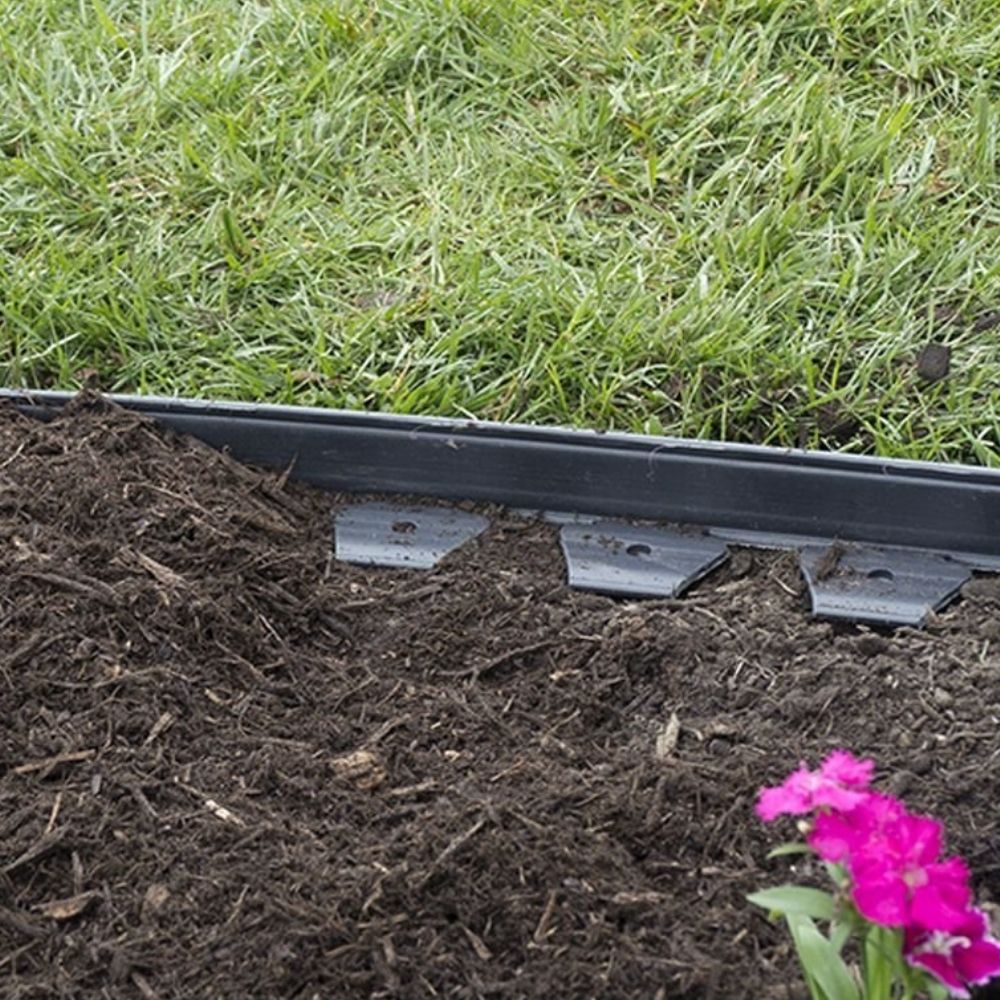 Black Plastic Garden Edging (5cm Face Height)