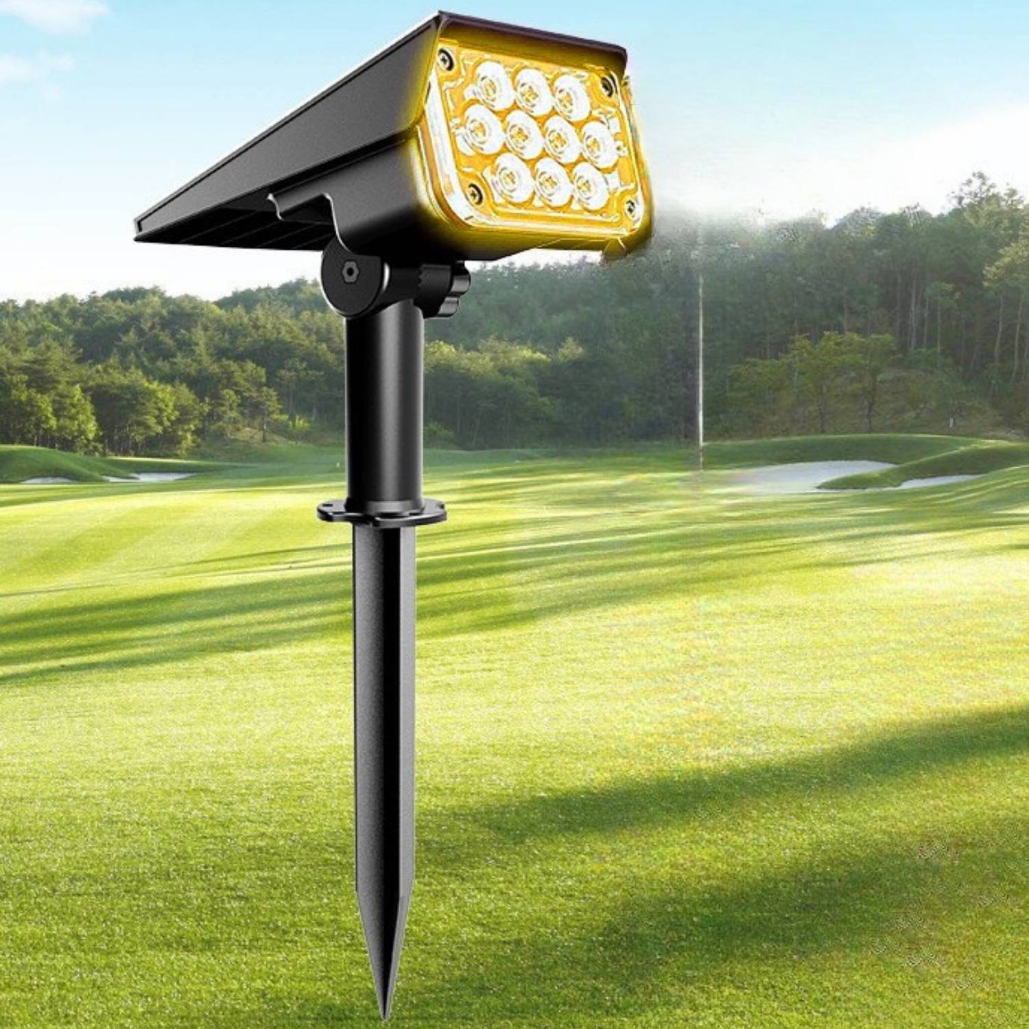 Solar Powered Spotlight: 10 Pack