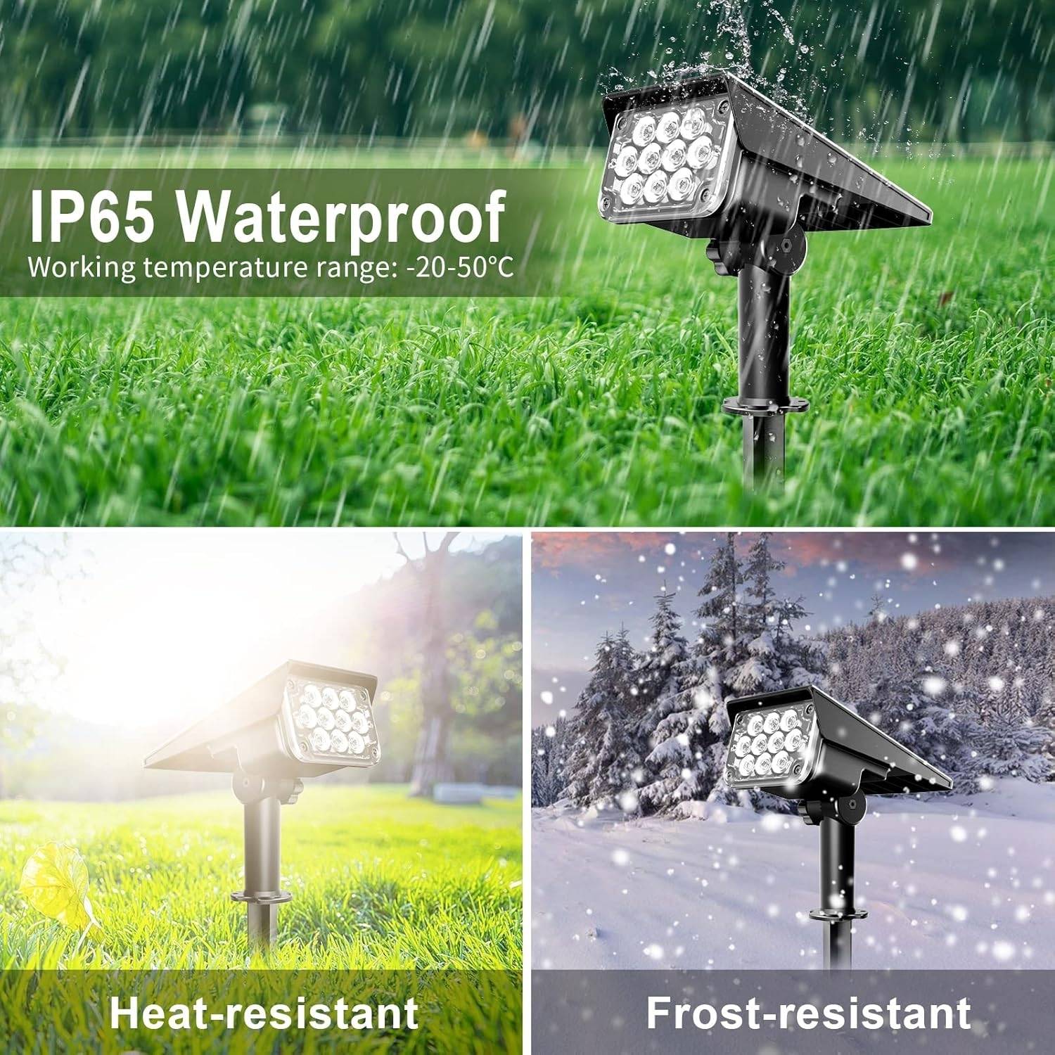 Solar Powered Spotlight: 10 Pack: image 5