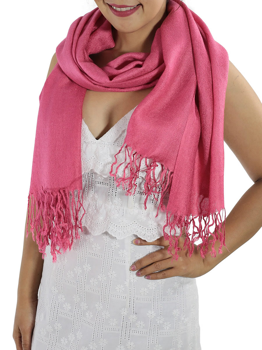 Pashmina Scarf, Hot Pink
