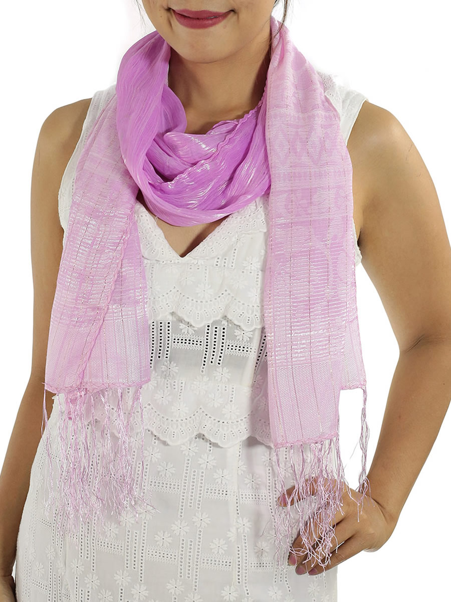 Silk Scarf, Pink