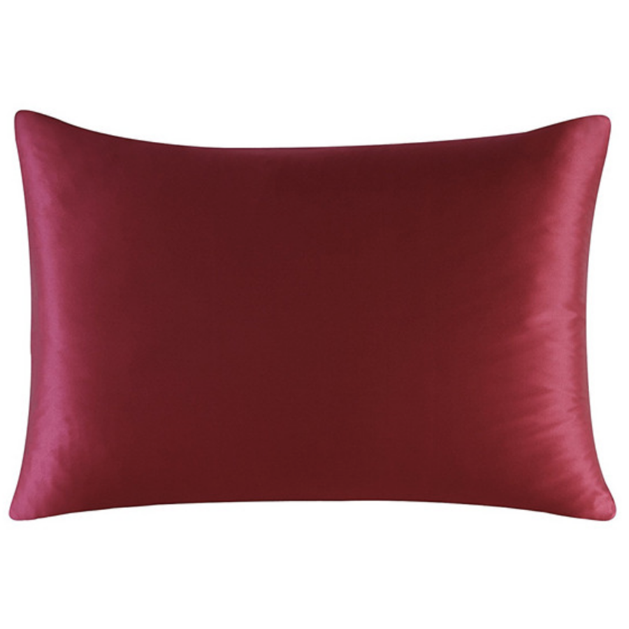 Pure Silk Pillowcase, Red