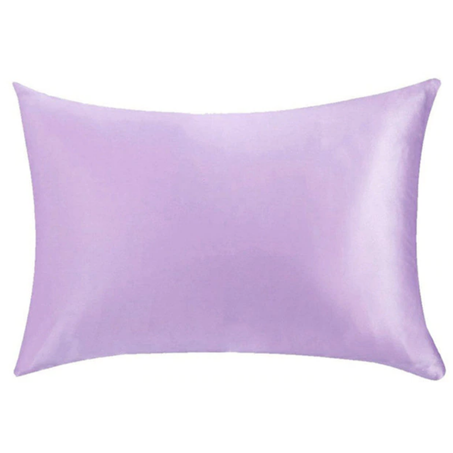 Satin Silk Pillowcase, Lavender
